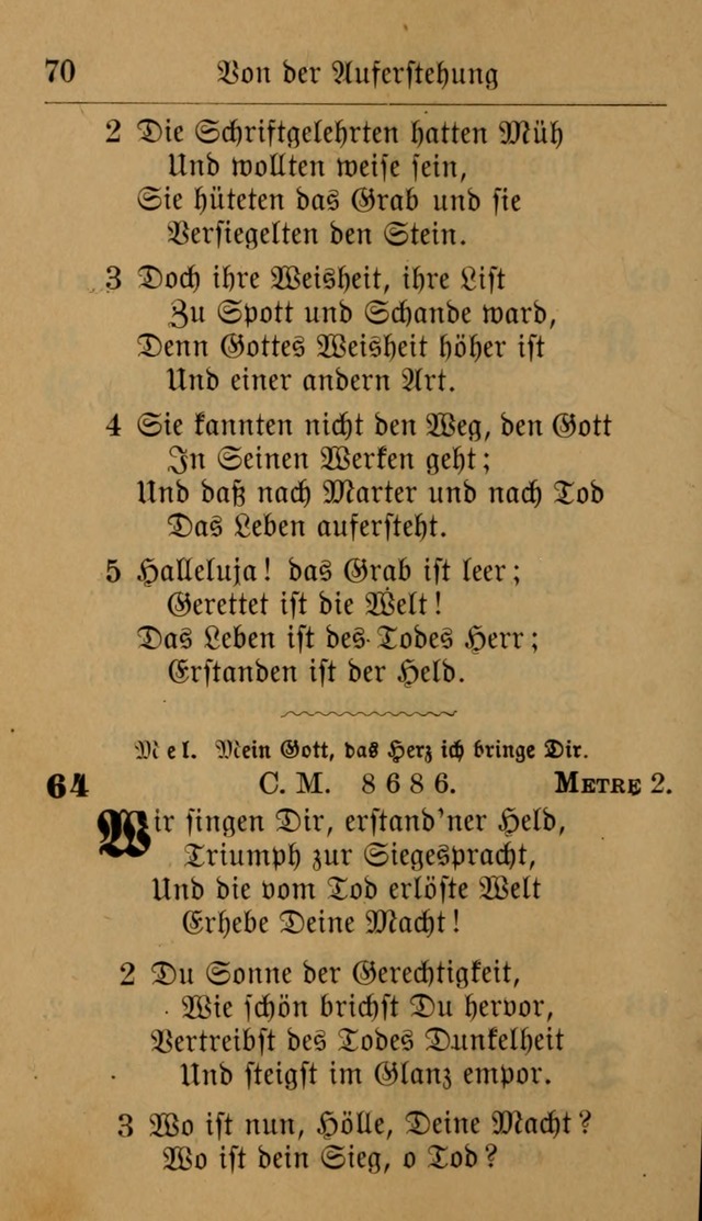Allgemeine Lieder-Sammlung: zum Gebrauch für den privaten und öffentlichen Gottesdienst. (6th Aufl.) page 74