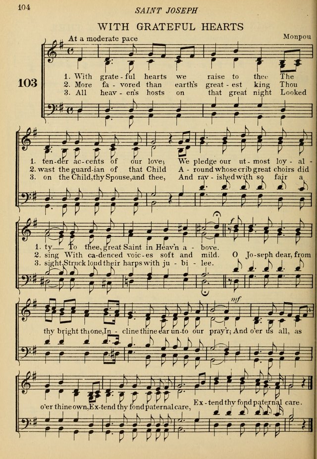 The De La Salle Hymnal: for Catholic schools and choirs page 106