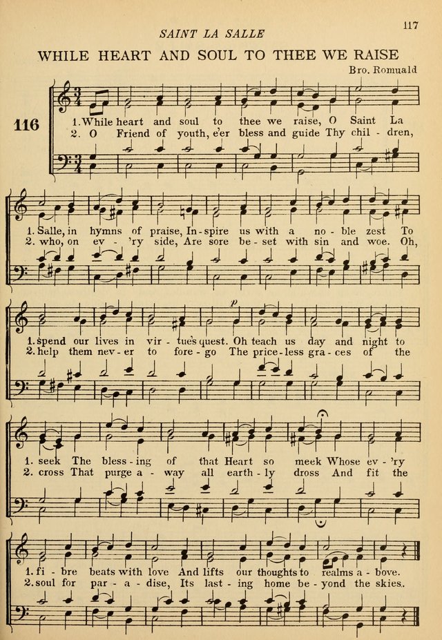 The De La Salle Hymnal: for Catholic schools and choirs page 119