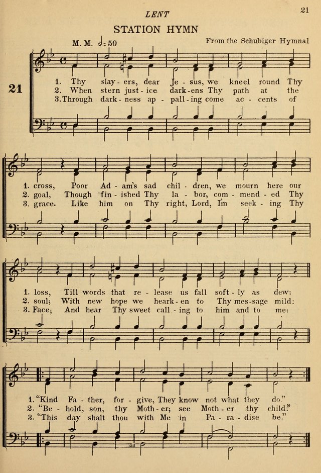 The De La Salle Hymnal: for Catholic schools and choirs page 21