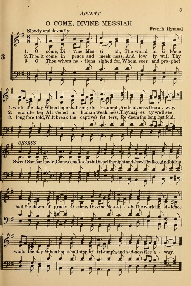 The De La Salle Hymnal: for Catholic schools and choirs page 3