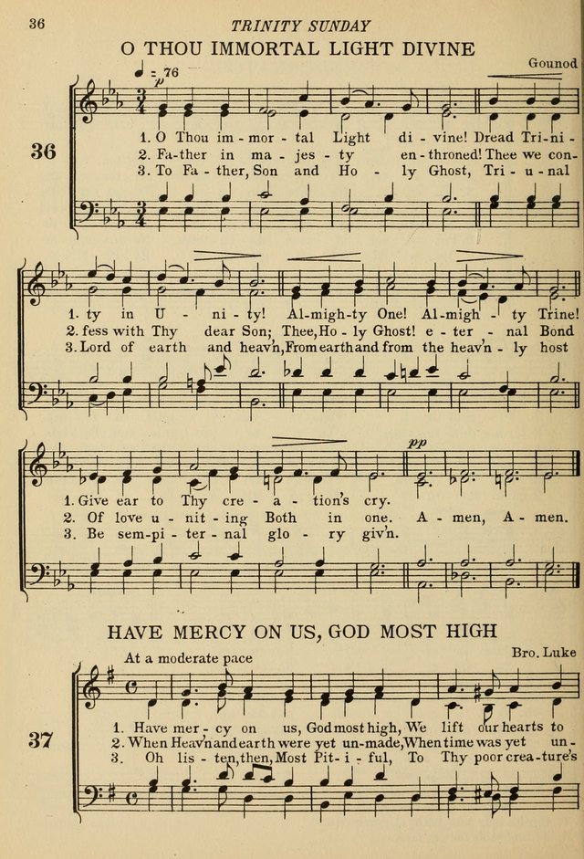The De La Salle Hymnal: for Catholic schools and choirs page 36