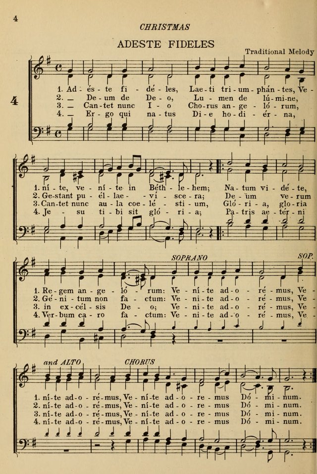 The De La Salle Hymnal: for Catholic schools and choirs page 4