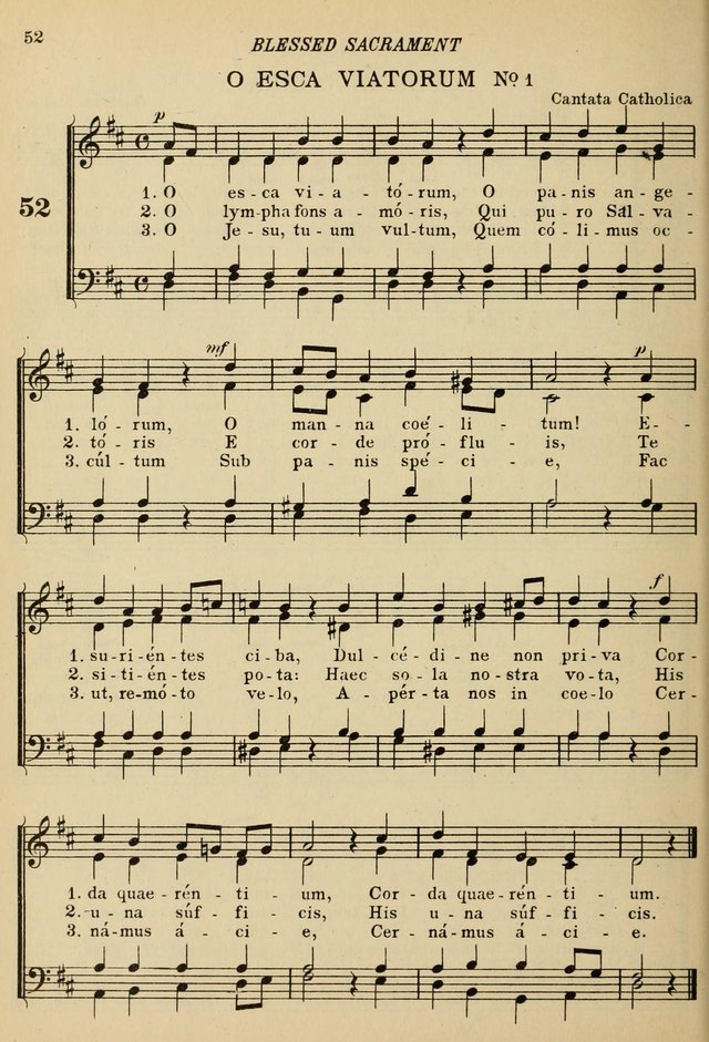 The De La Salle Hymnal: for Catholic schools and choirs page 52