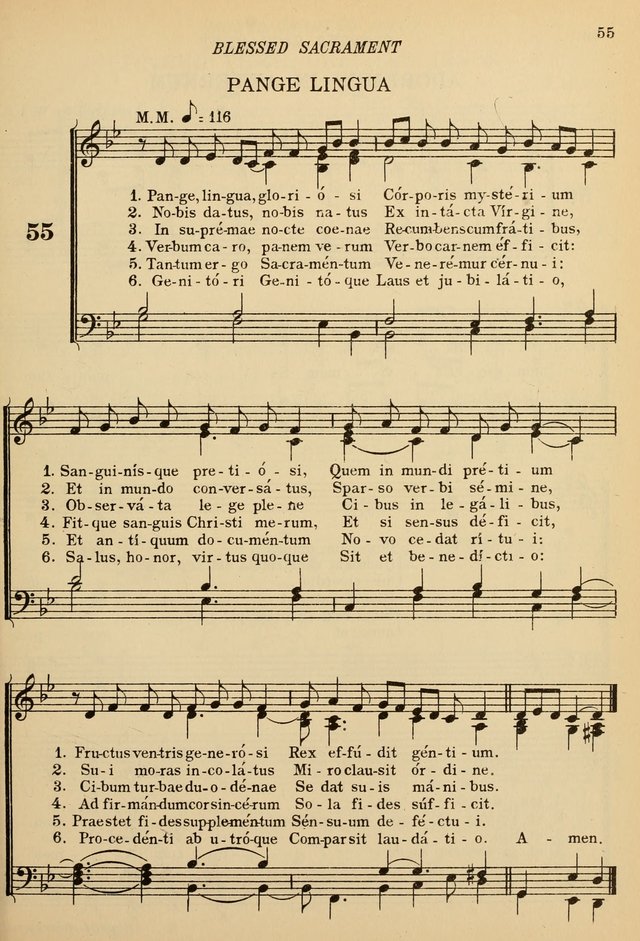The De La Salle Hymnal: for Catholic schools and choirs page 55