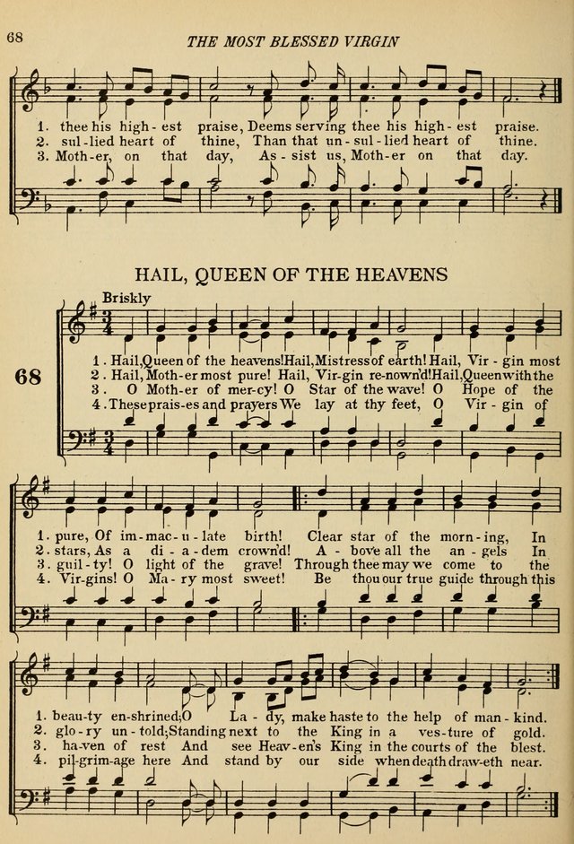 The De La Salle Hymnal: for Catholic schools and choirs page 68