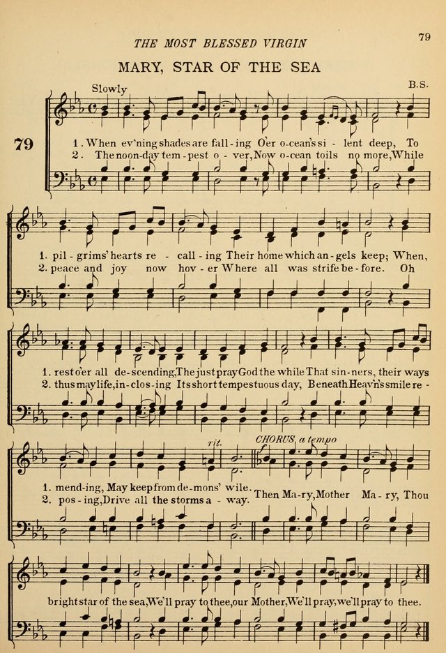 The De La Salle Hymnal: for Catholic schools and choirs page 79