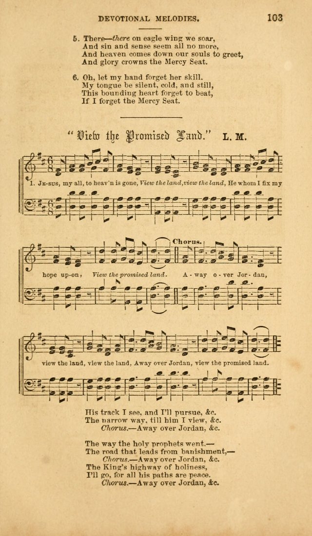 Devotional Melodies: or, a collection of original and selected tunes and hymns, designed for congregational and social worship. (2nd ed.) page 110