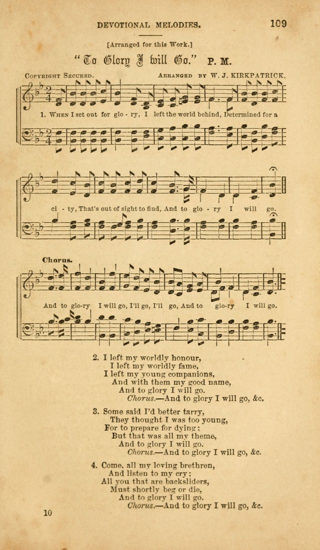 Devotional Melodies: or, a collection of original and selected tunes and hymns, designed for congregational and social worship. (2nd ed.) page 116