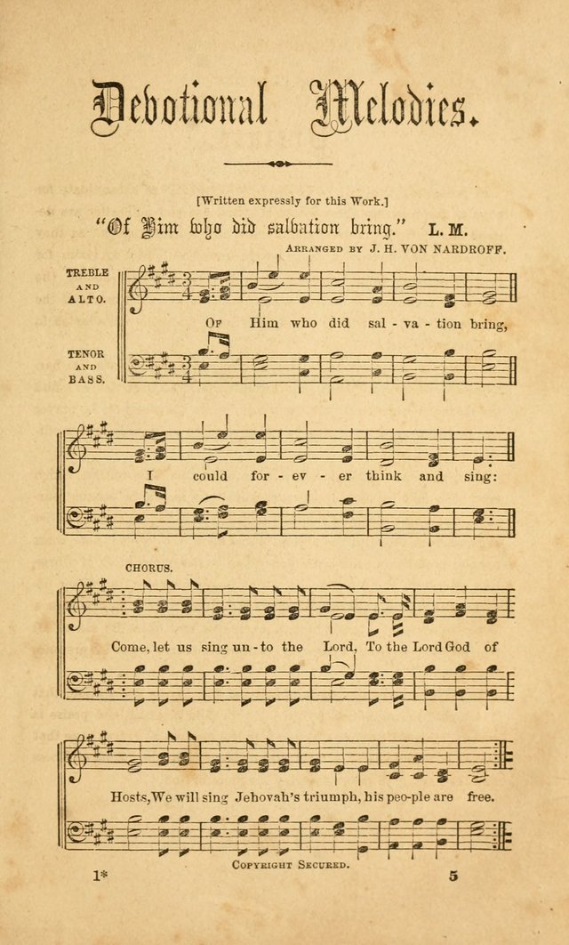 Devotional Melodies: or, a collection of original and selected tunes and hymns, designed for congregational and social worship. (2nd ed.) page 12