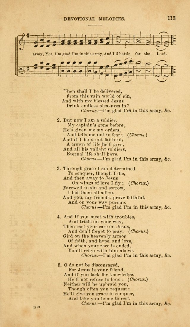 Devotional Melodies: or, a collection of original and selected tunes and hymns, designed for congregational and social worship. (2nd ed.) page 120