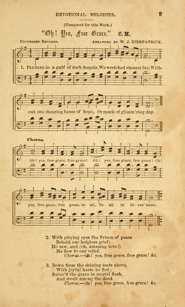 Devotional Melodies: or, a collection of original and selected tunes and hymns, designed for congregational and social worship. (2nd ed.) page 16