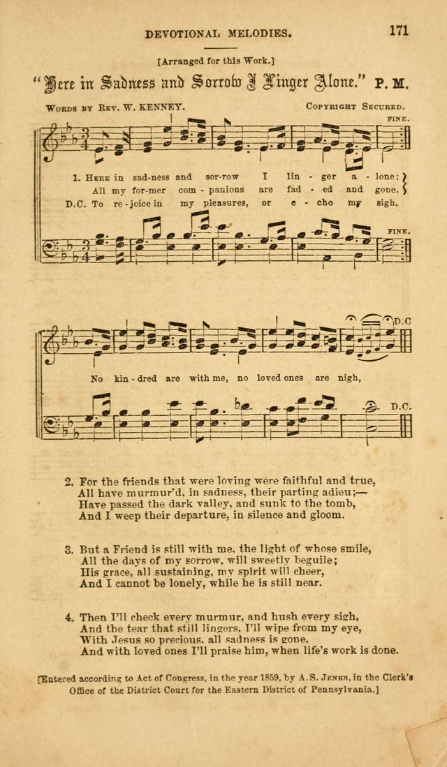 Devotional Melodies: or, a collection of original and selected tunes and hymns, designed for congregational and social worship. (2nd ed.) page 178