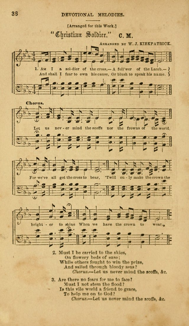 Devotional Melodies: or, a collection of original and selected tunes and hymns, designed for congregational and social worship. (2nd ed.) page 43
