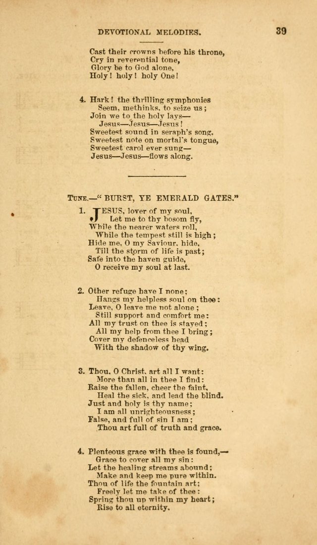 Devotional Melodies: or, a collection of original and selected tunes and hymns, designed for congregational and social worship. (2nd ed.) page 46