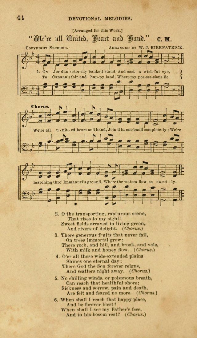 Devotional Melodies: or, a collection of original and selected tunes and hymns, designed for congregational and social worship. (2nd ed.) page 51