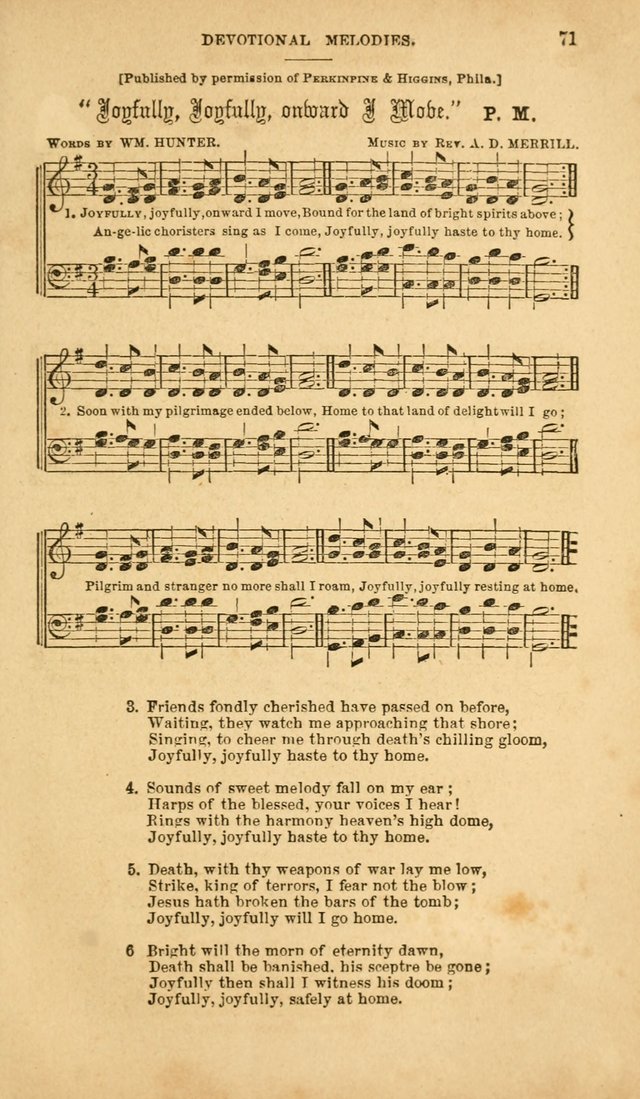 Devotional Melodies: or, a collection of original and selected tunes and hymns, designed for congregational and social worship. (2nd ed.) page 78