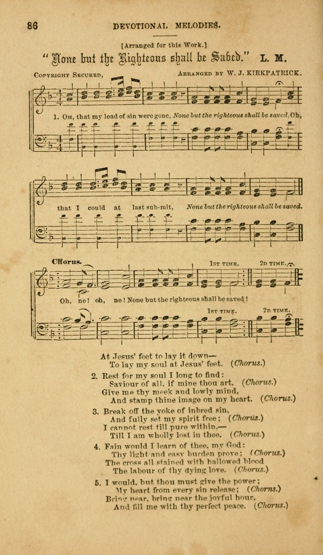 Devotional Melodies: or, a collection of original and selected tunes and hymns, designed for congregational and social worship. (2nd ed.) page 93