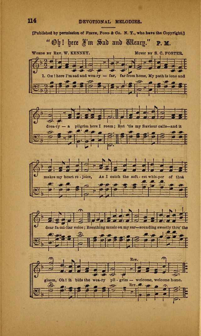 Devotional Melodies; or, a collection of original and selected tunes and hymns, designed for congregational and social worship. (3rd ed.) page 115