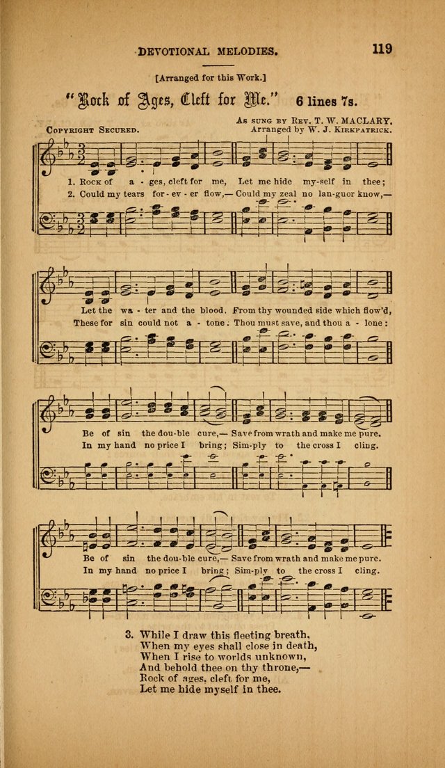 Devotional Melodies; or, a collection of original and selected tunes and hymns, designed for congregational and social worship. (3rd ed.) page 120