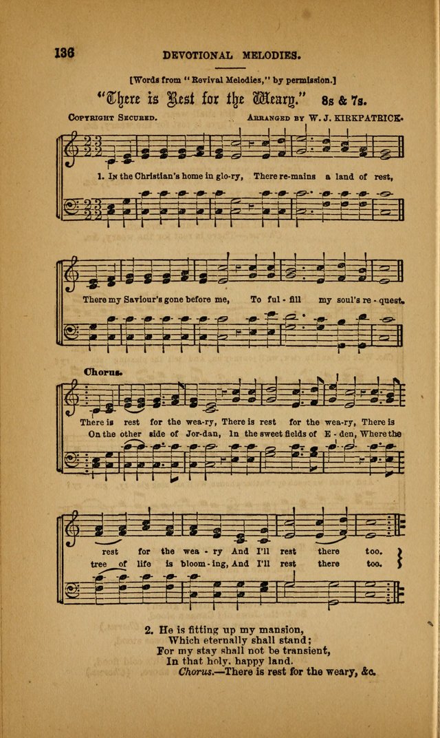 Devotional Melodies; or, a collection of original and selected tunes and hymns, designed for congregational and social worship. (3rd ed.) page 137