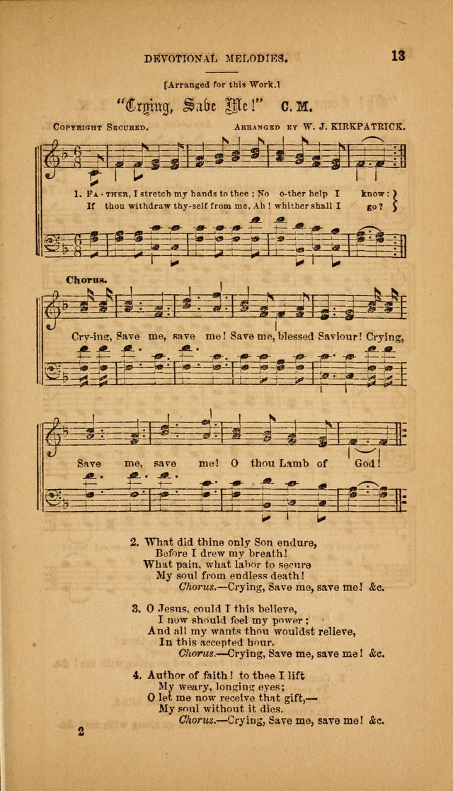 Devotional Melodies; or, a collection of original and selected tunes and hymns, designed for congregational and social worship. (3rd ed.) page 14