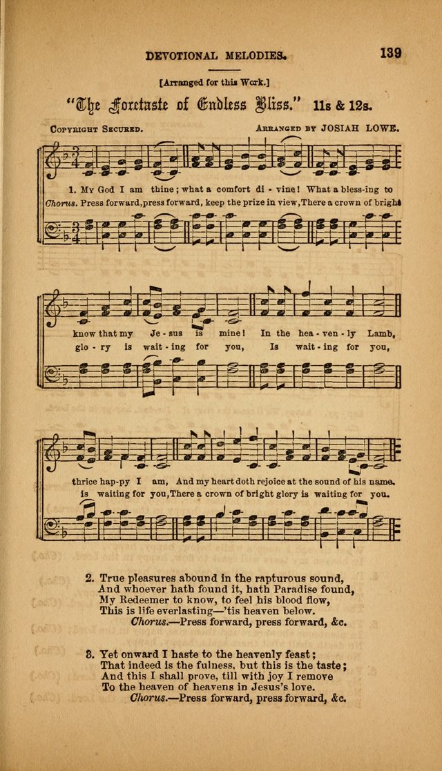 Devotional Melodies; or, a collection of original and selected tunes and hymns, designed for congregational and social worship. (3rd ed.) page 140