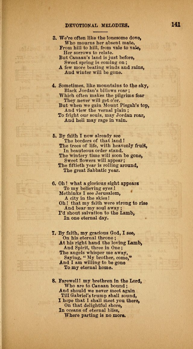Devotional Melodies; or, a collection of original and selected tunes and hymns, designed for congregational and social worship. (3rd ed.) page 142