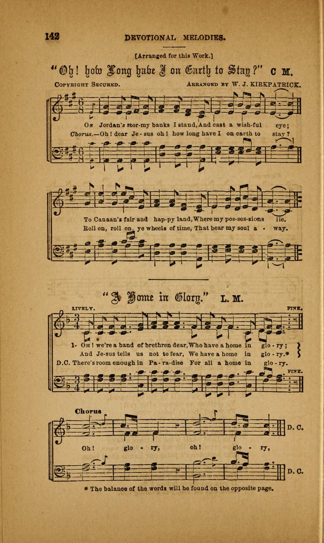 Devotional Melodies; or, a collection of original and selected tunes and hymns, designed for congregational and social worship. (3rd ed.) page 143