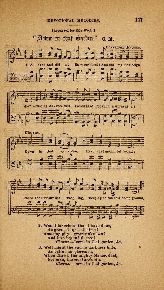 Devotional Melodies; or, a collection of original and selected tunes and hymns, designed for congregational and social worship. (3rd ed.) page 148
