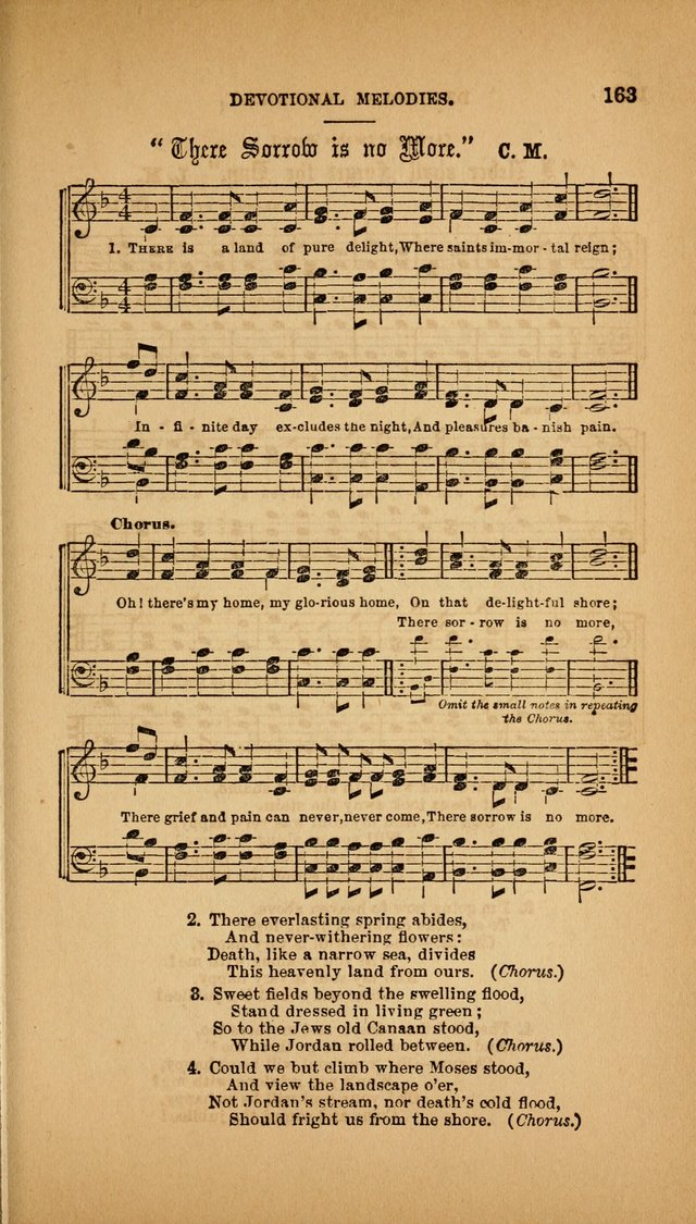 Devotional Melodies; or, a collection of original and selected tunes and hymns, designed for congregational and social worship. (3rd ed.) page 164