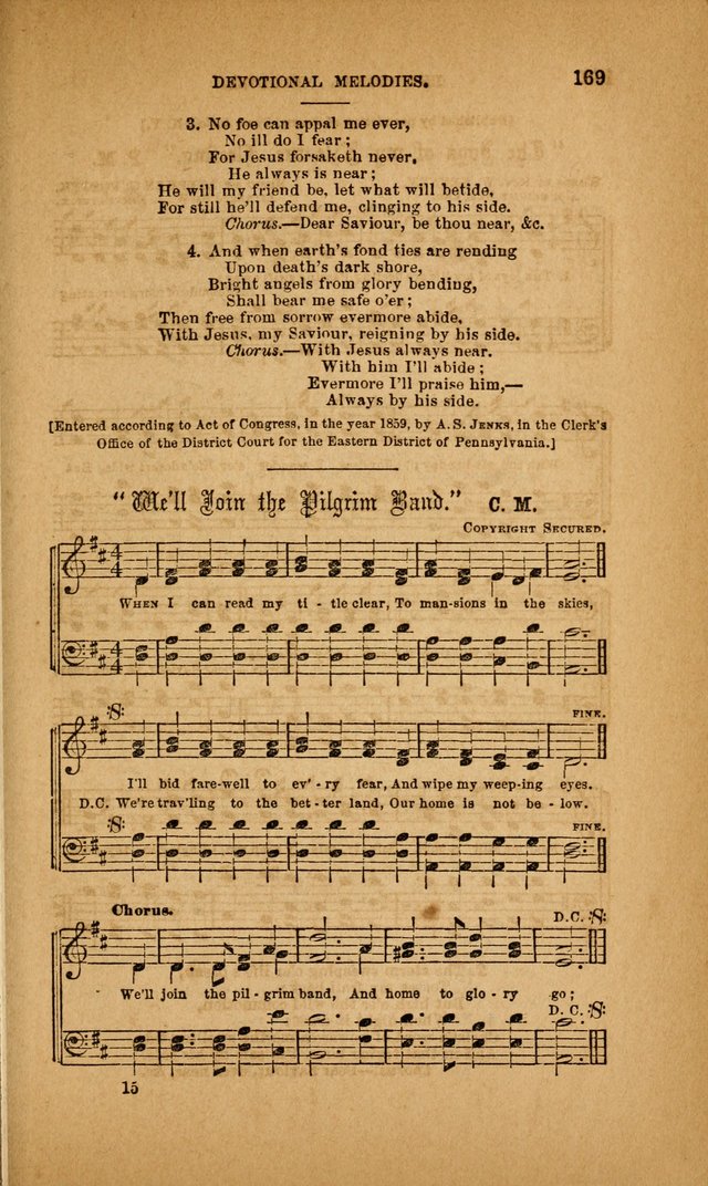 Devotional Melodies; or, a collection of original and selected tunes and hymns, designed for congregational and social worship. (3rd ed.) page 170