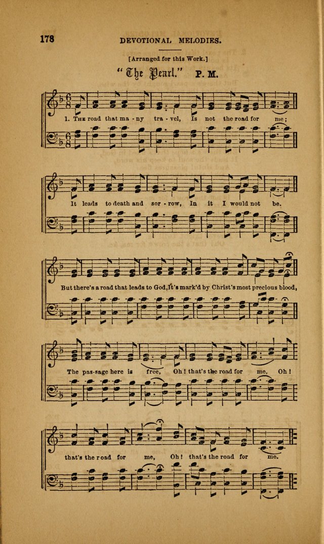 Devotional Melodies; or, a collection of original and selected tunes and hymns, designed for congregational and social worship. (3rd ed.) page 179