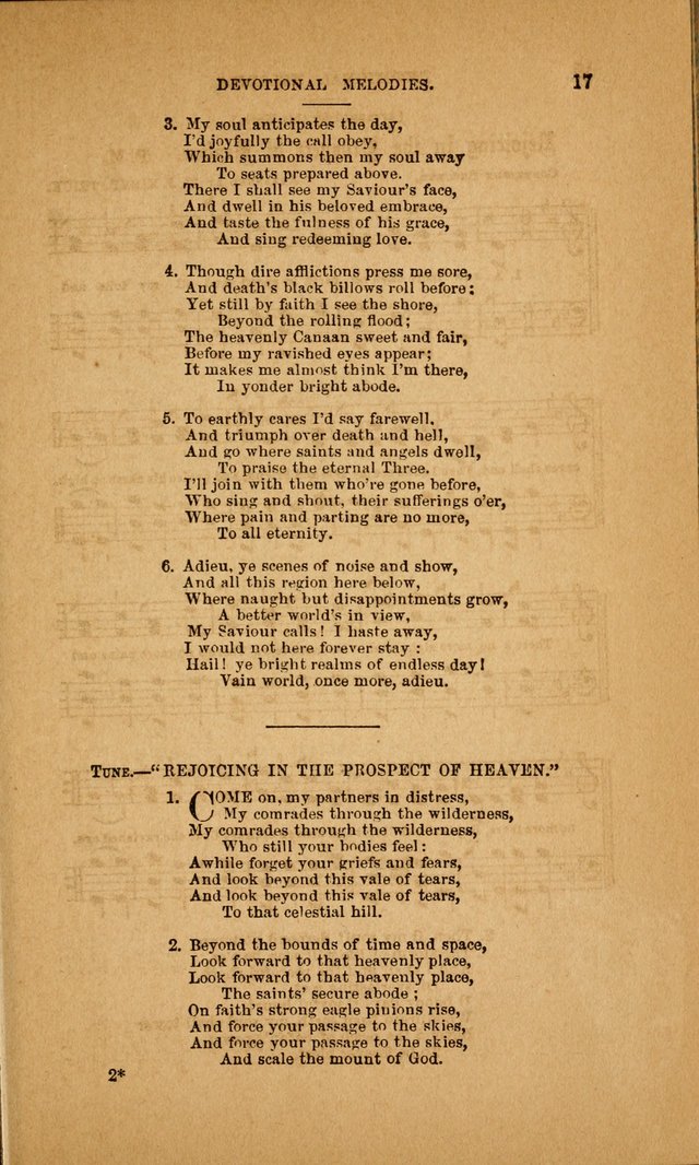 Devotional Melodies; or, a collection of original and selected tunes and hymns, designed for congregational and social worship. (3rd ed.) page 18