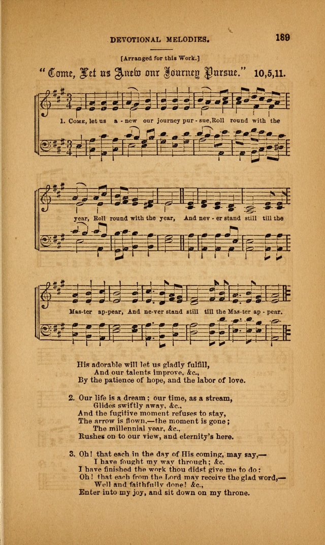 Devotional Melodies; or, a collection of original and selected tunes and hymns, designed for congregational and social worship. (3rd ed.) page 190