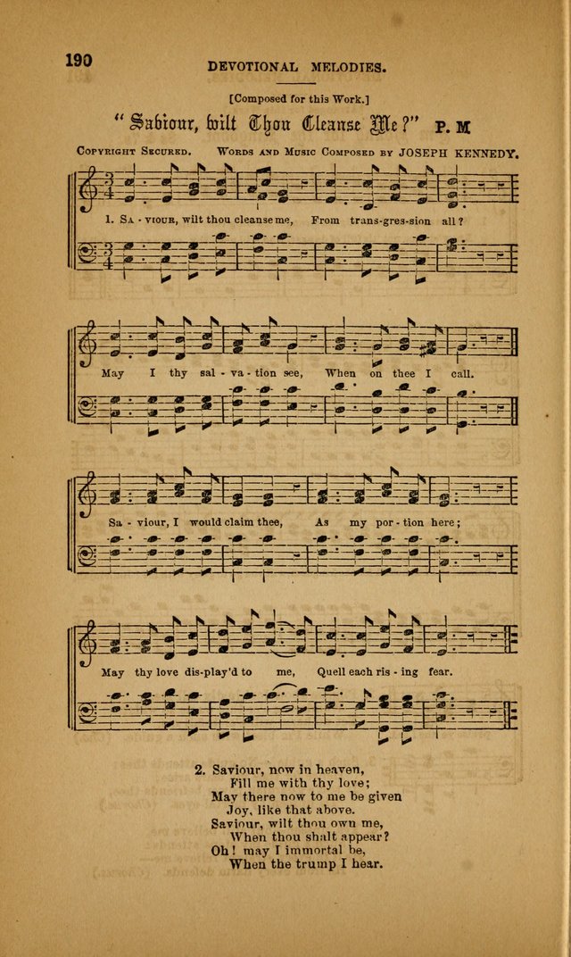 Devotional Melodies; or, a collection of original and selected tunes and hymns, designed for congregational and social worship. (3rd ed.) page 191