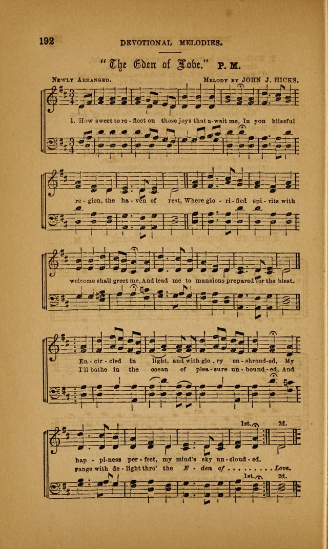Devotional Melodies; or, a collection of original and selected tunes and hymns, designed for congregational and social worship. (3rd ed.) page 193