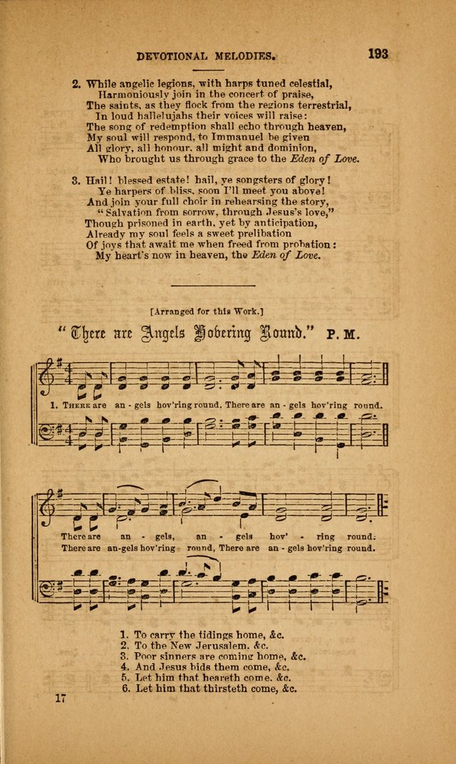 Devotional Melodies; or, a collection of original and selected tunes and hymns, designed for congregational and social worship. (3rd ed.) page 194
