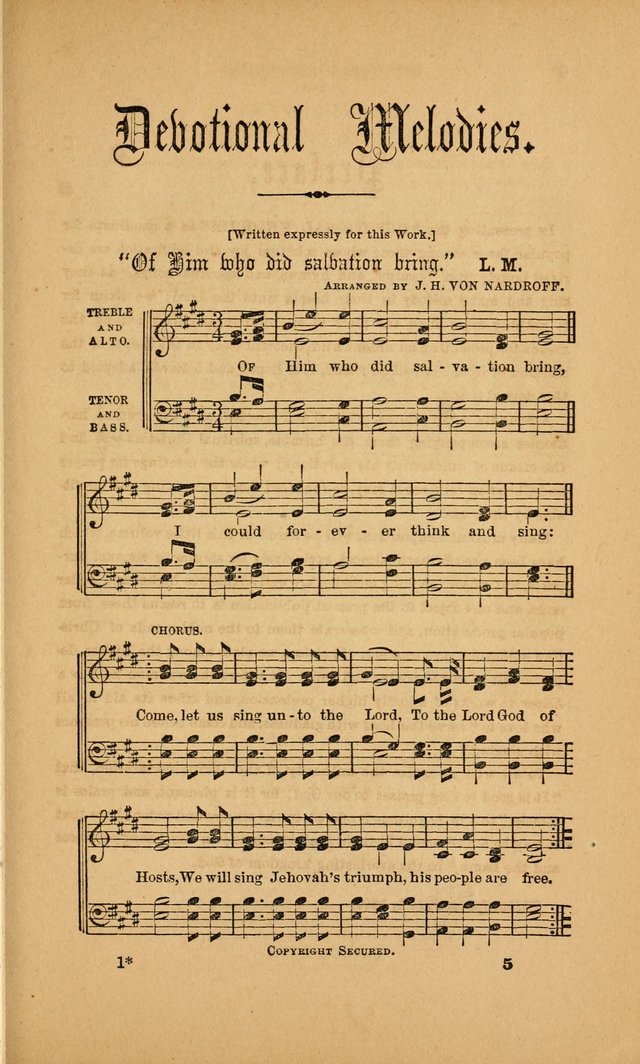 Devotional Melodies; or, a collection of original and selected tunes and hymns, designed for congregational and social worship. (3rd ed.) page 6