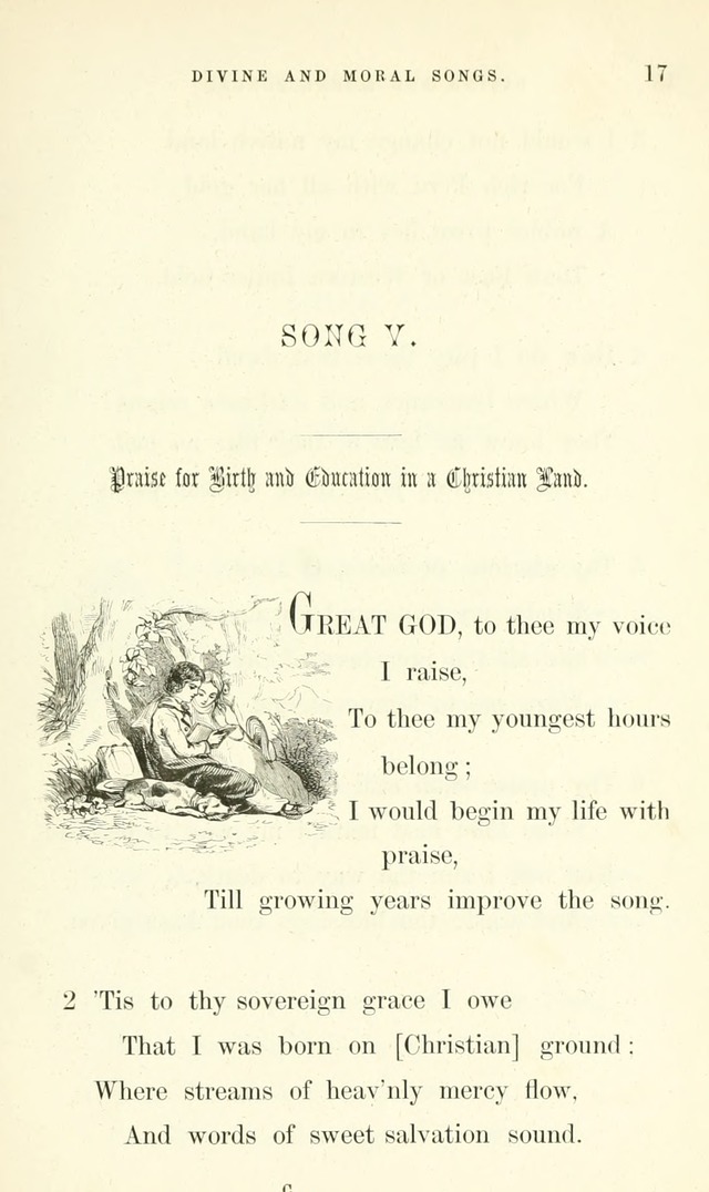 Divine and Moral Songs: attempted in easy language for the use of children with some additional composures page 19