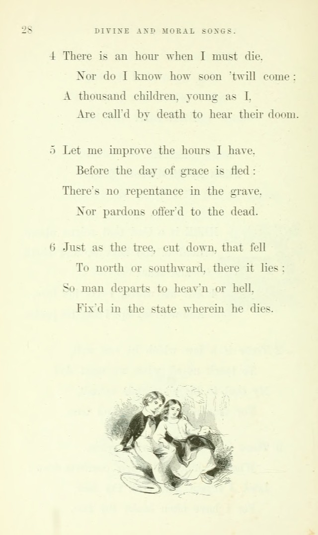 Divine and Moral Songs: attempted in easy language for the use of children with some additional composures page 30