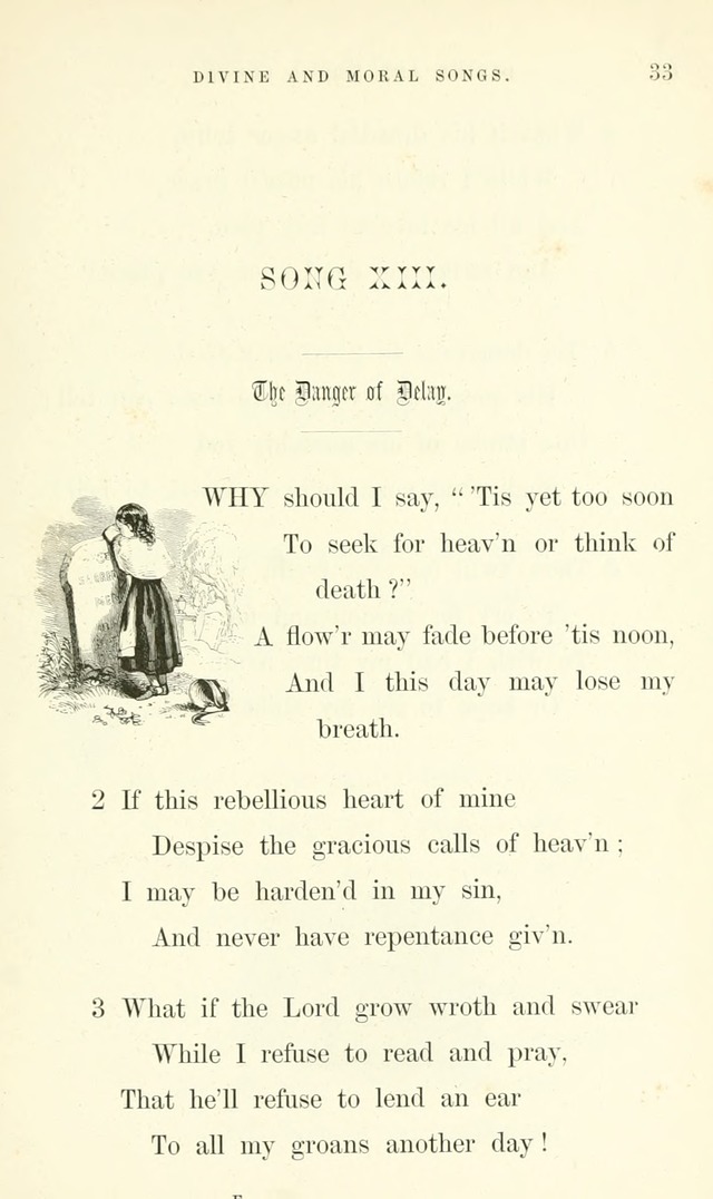 Divine and Moral Songs: attempted in easy language for the use of children with some additional composures page 35