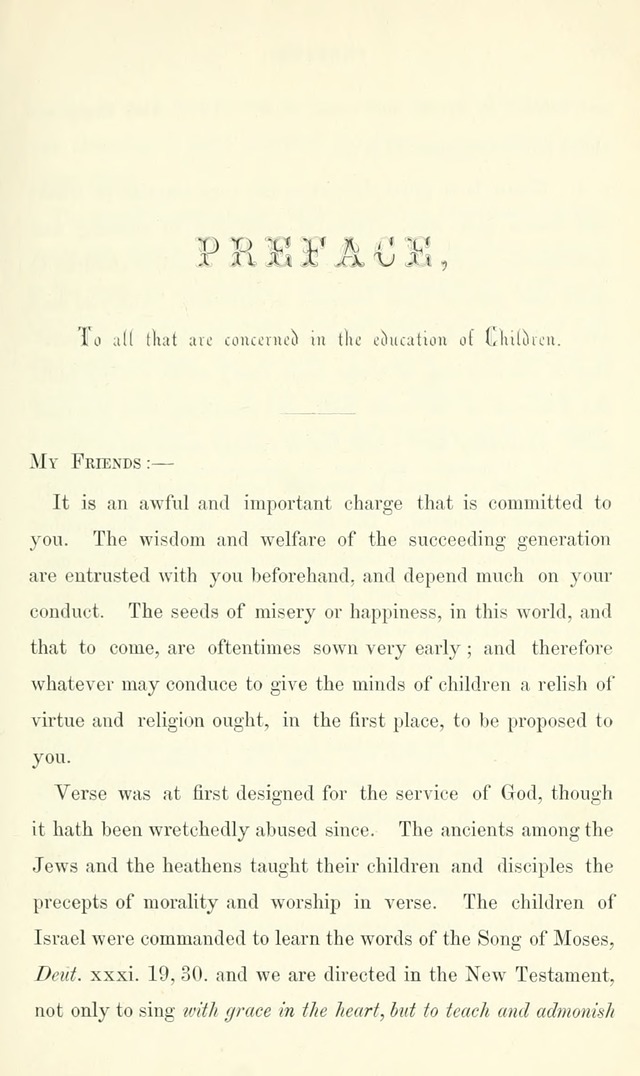 Divine and Moral Songs: attempted in easy language for the use of children with some additional composures page 5