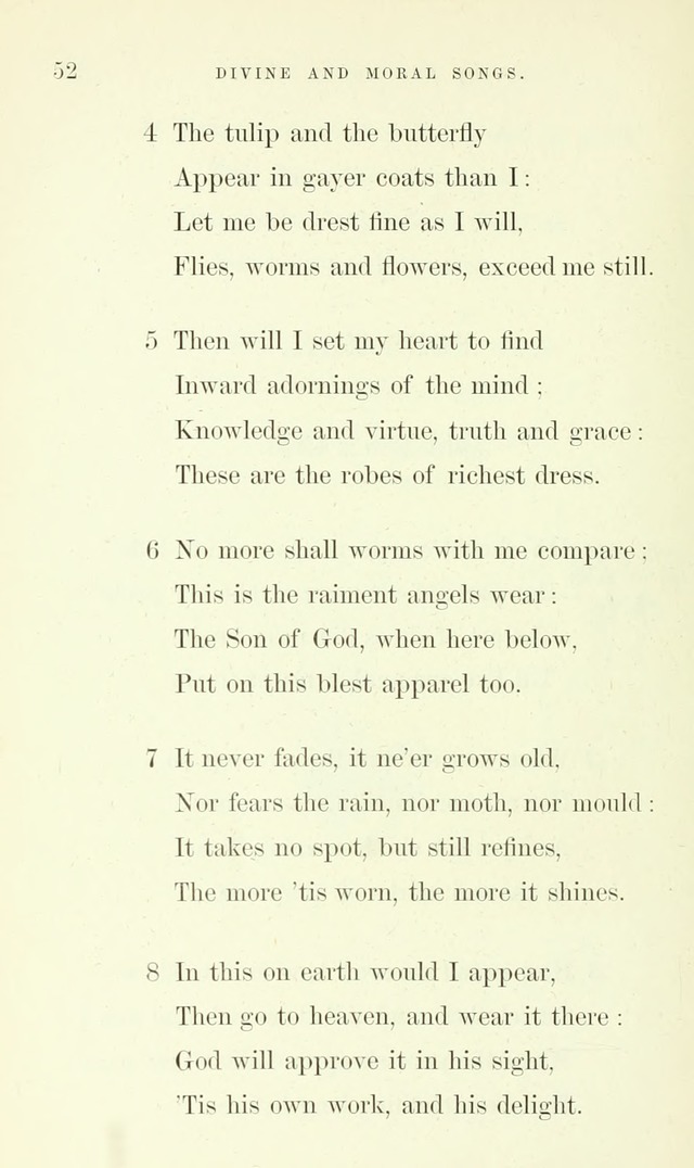 Divine and Moral Songs: attempted in easy language for the use of children with some additional composures page 56
