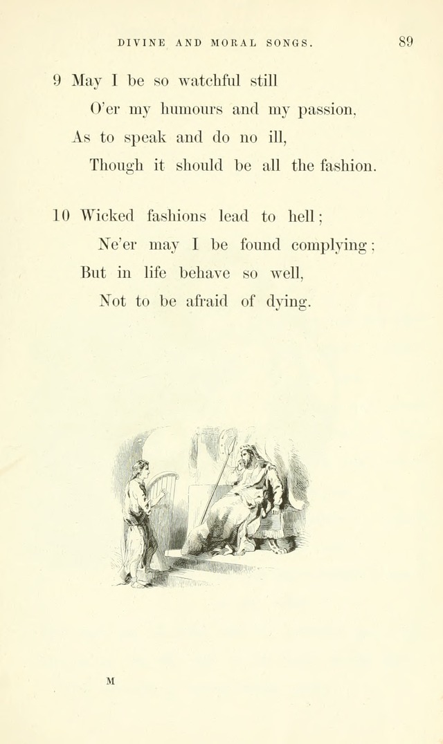 Divine and Moral Songs: attempted in easy language for the use of children with some additional composures page 93