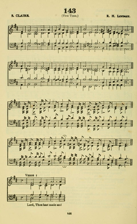 The Durham Mission Tune Book: with supplement, containting one hundred and fifty-nine hymn tunes, chants and litanies for the durham mission hymn-book (2nd ed.) page 122