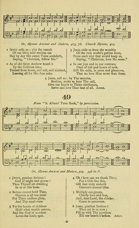 The Durham Mission Tune Book: with supplement, containting one hundred and fifty-nine hymn tunes, chants and litanies for the durham mission hymn-book (2nd ed.) page 39