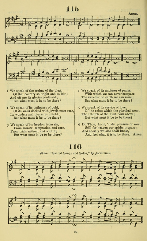 The Durham Mission Tune Book: with supplement, containting one hundred and fifty-nine hymn tunes, chants and litanies for the durham mission hymn-book (2nd ed.) page 94