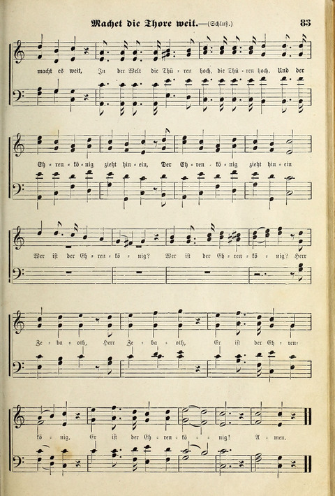 Die Palme No. 3: für Kirchen-Chöre, Sänger, u.s.w. page 83