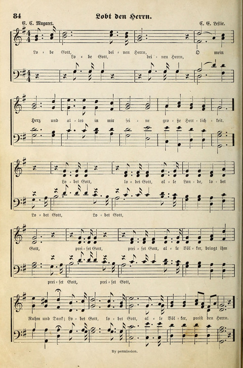 Die Palme No. 3: für Kirchen-Chöre, Sänger, u.s.w. page 84